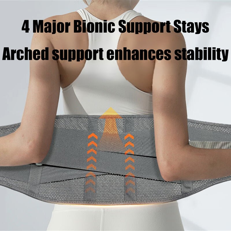 Humtto All - in - One Back Support Belt – For Fitness, Posture & Lumbar Pain Relief — Helps Relieve Sciatica and Support Everyday Comfort - Humtto UK