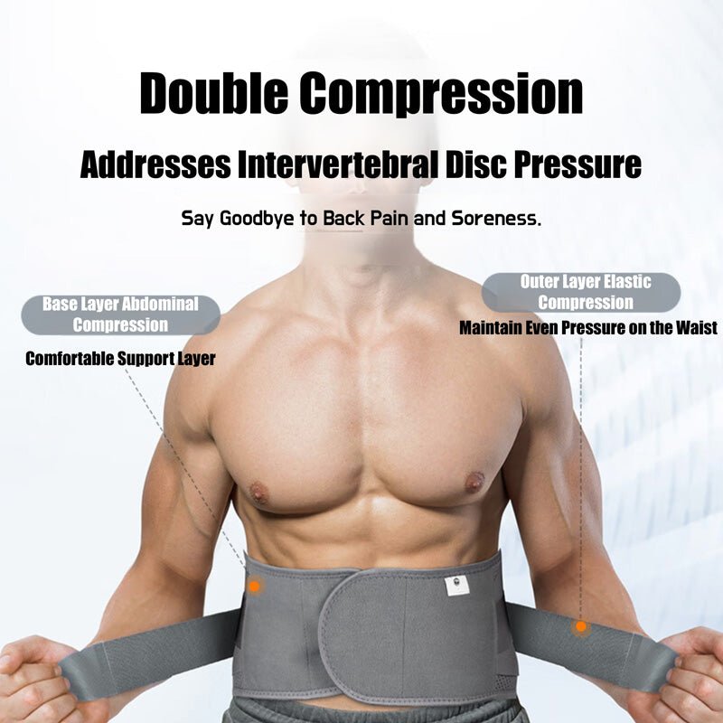 Humtto All - in - One Back Support Belt – For Fitness, Posture & Lumbar Pain Relief — Helps Relieve Sciatica and Support Everyday Comfort - Humtto UK
