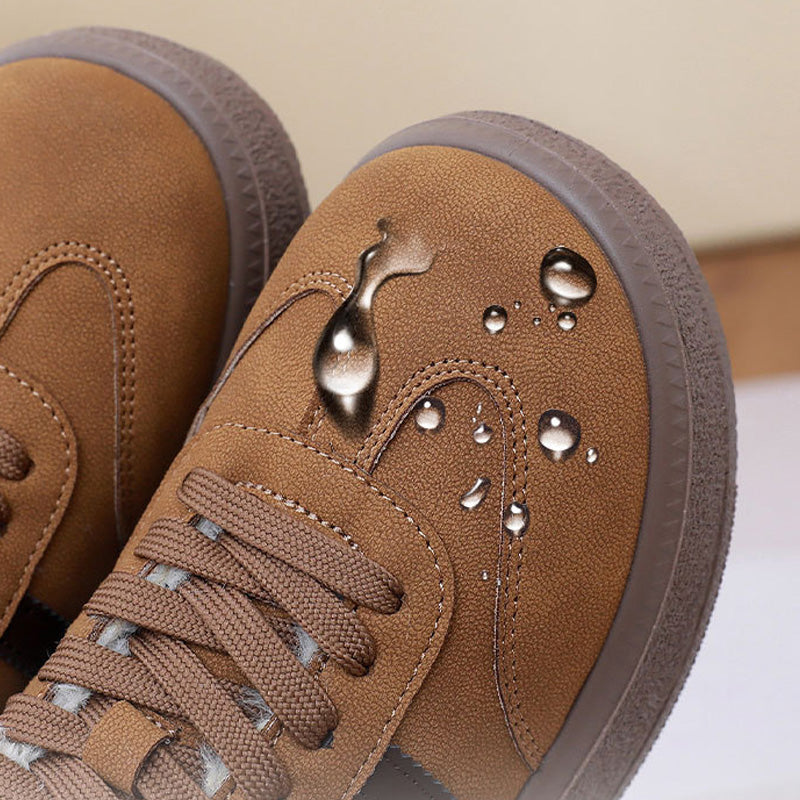 Orthopedic Suede Trainers for Women – Wide Fit, Cozy & Supportive