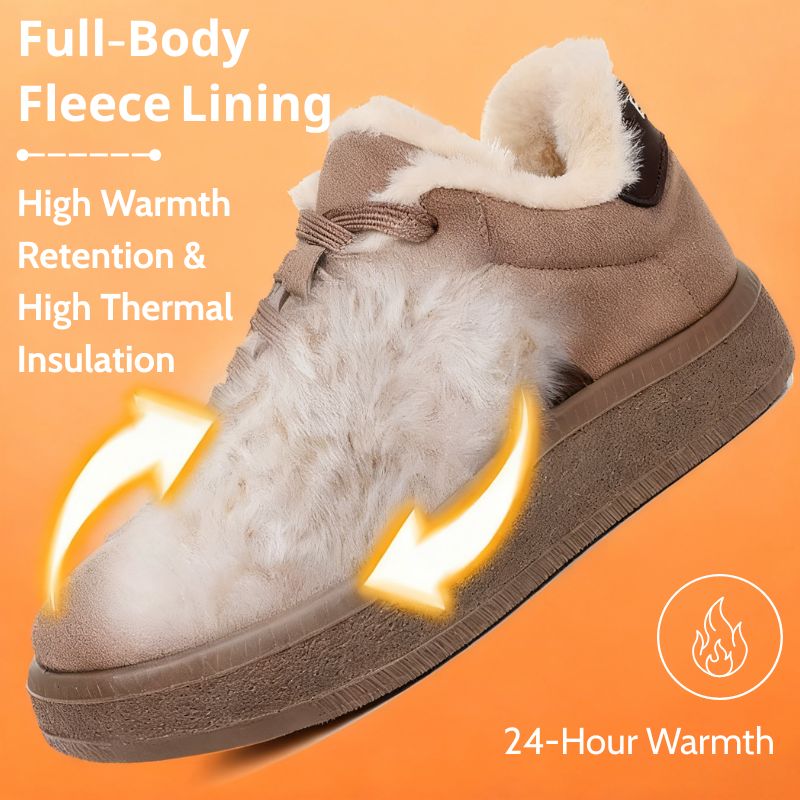 Orthopedic Suede Trainers for Women – Wide Fit, Cozy & Supportive