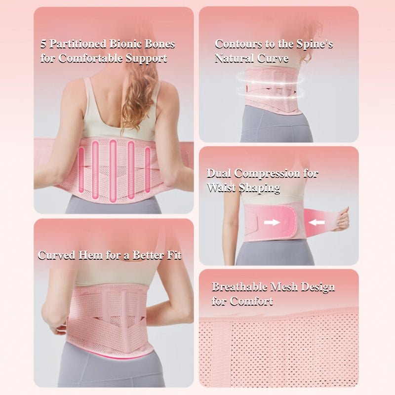 Humtto Fitness Waist Trainer Belt – Women’s Back Support for Lifting & Tummy Control - Humtto UK