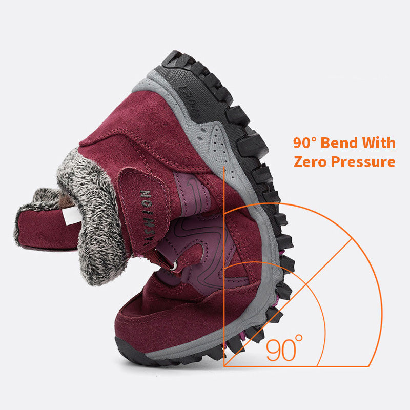 Unisex’s Warm Waterproof Orthopedic Boots – Wide Fit Pain Relief