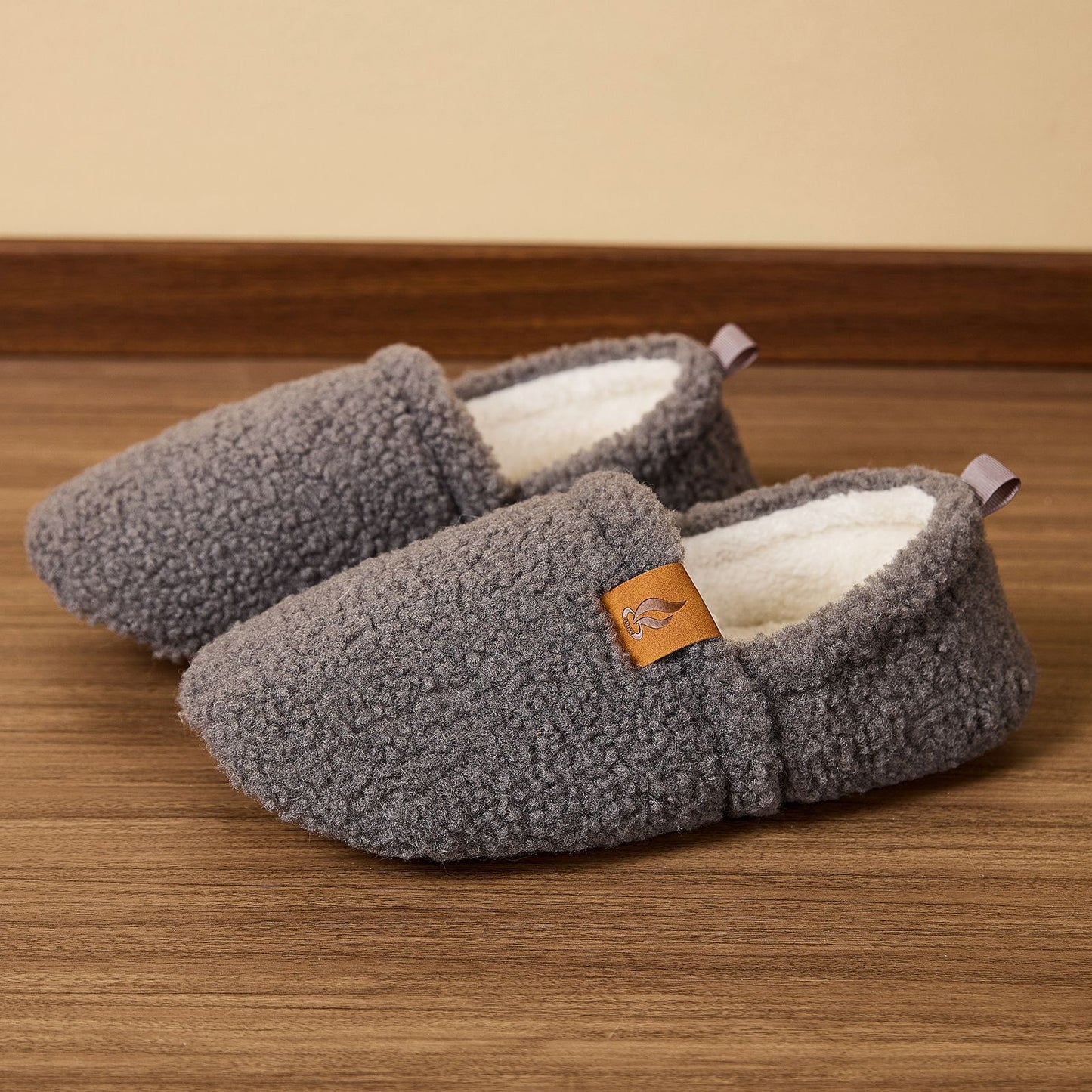 Women’s Orthopedic Warm Shearling Slippers | Wide Fit Arch Support