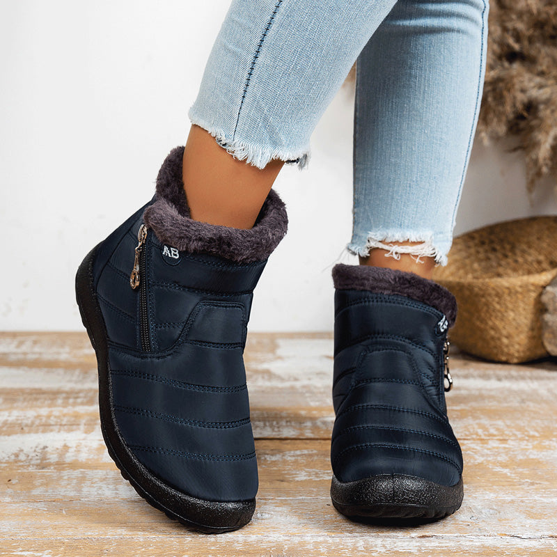 Women’s Waterproof Warm Walking Boots – Anti-Slip & Lightweight