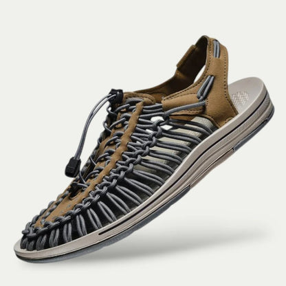 Humtto Leather Air Tread Sandals with Supportive Cushioning - Humtto UK