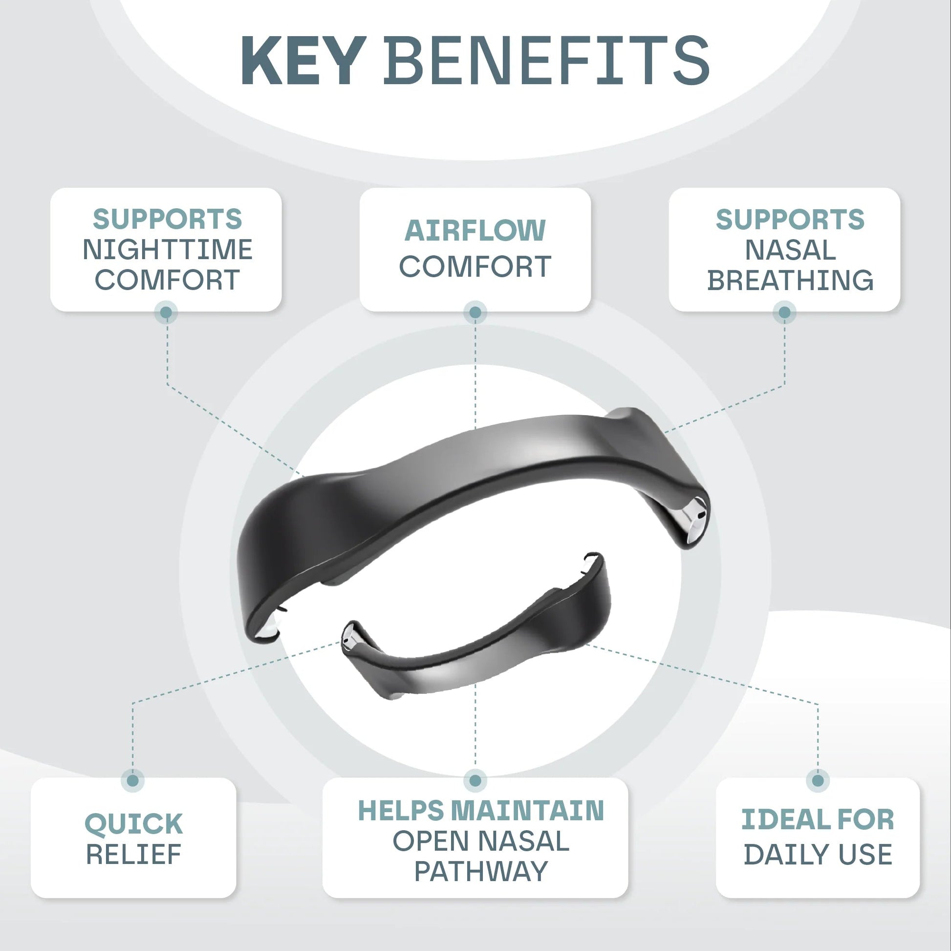 Humtto Magnetic Anti - Snore Nose Clip for Better Breathing & Sleep - Humtto UK