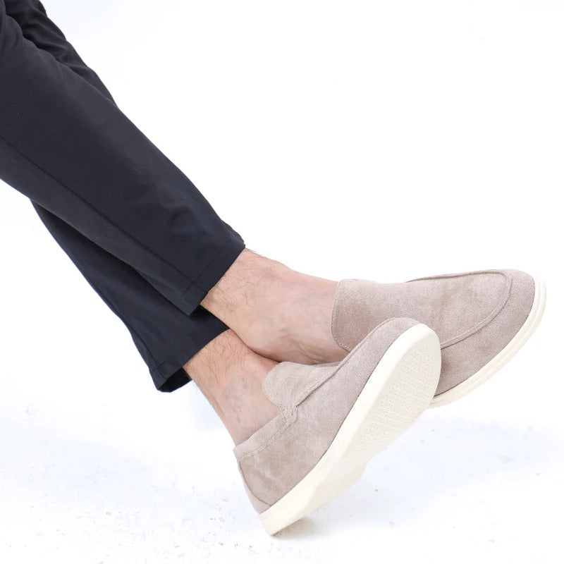 Humtto Classic Wide Fit Suede Loafers for Men | Bunion Relief & Orthopedic Comfort