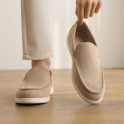 Humtto Classic Wide Fit Suede Loafers for Men | Bunion Relief & Orthopedic Comfort
