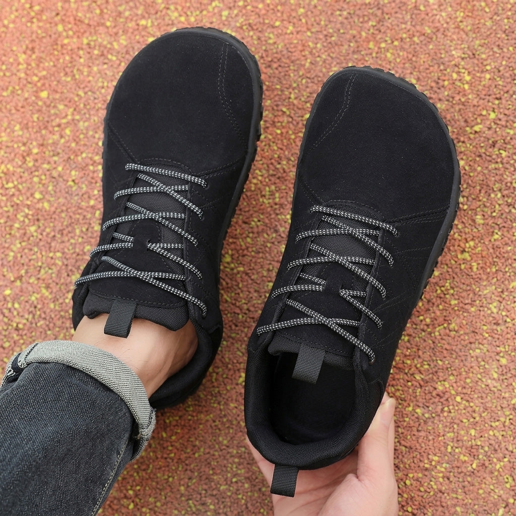Unisex wide fit, arch support, cushioned comfort trainers with non slip grip and everyday walking