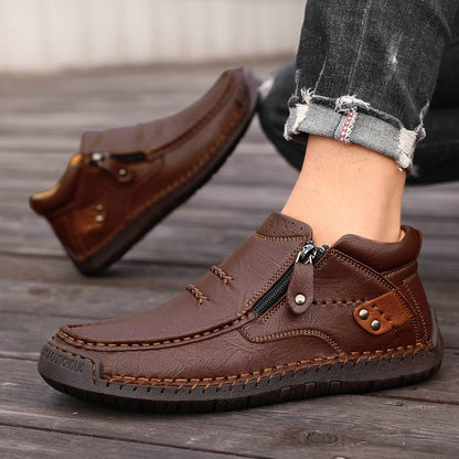 Humtto Men’s Wide Fit Orthopedic Boots - Soft Leather Comfort Footwear - Humtto UK