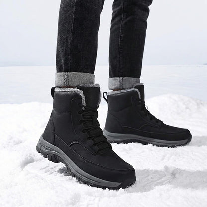 Men’s Winter Boots–Waterproof Snow Boots with Non-Slip Sole