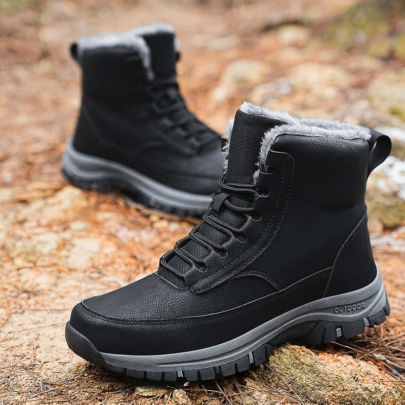 Men’s Winter Boots–Waterproof Snow Boots with Non-Slip Sole