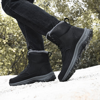 Men’s Winter Boots–Waterproof Snow Boots with Non-Slip Sole
