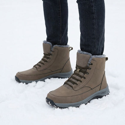Men’s Winter Boots–Waterproof Snow Boots with Non-Slip Sole