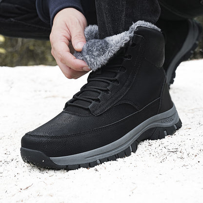Men’s Winter Boots–Waterproof Snow Boots with Non-Slip Sole