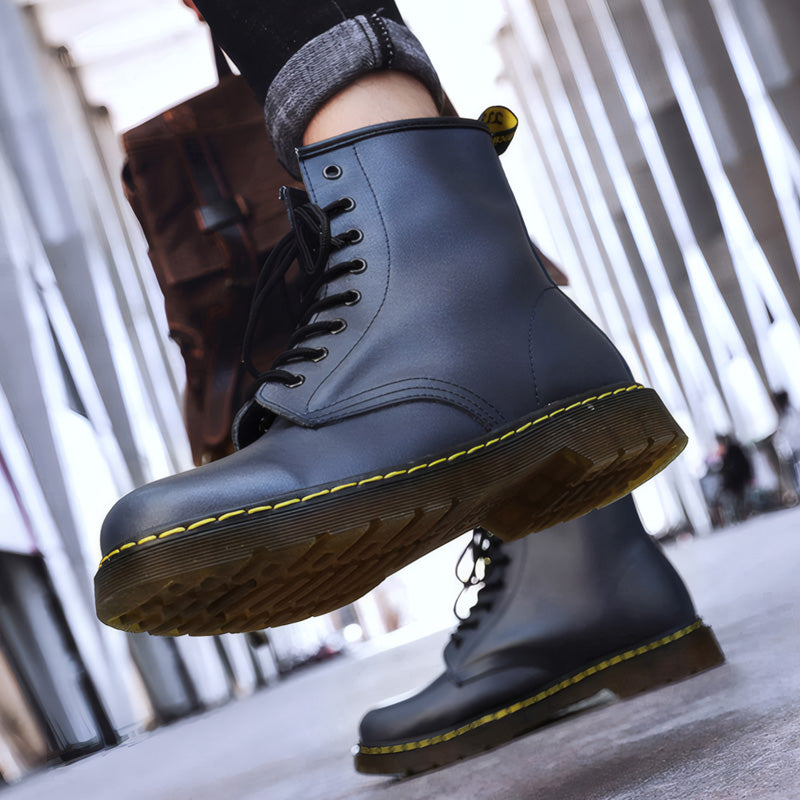 Stylish Waterproof Orthopedic Combat Boots | Unisex Wide Fit