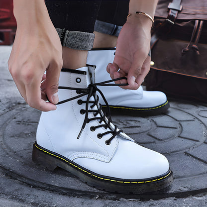 Stylish Waterproof Orthopedic Combat Boots | Unisex Wide Fit