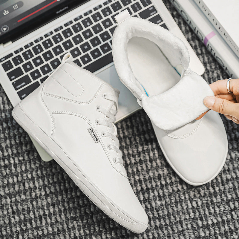 Unisex Warm Winter Boots | Wide Toe Leather Style Barefoot Shoes