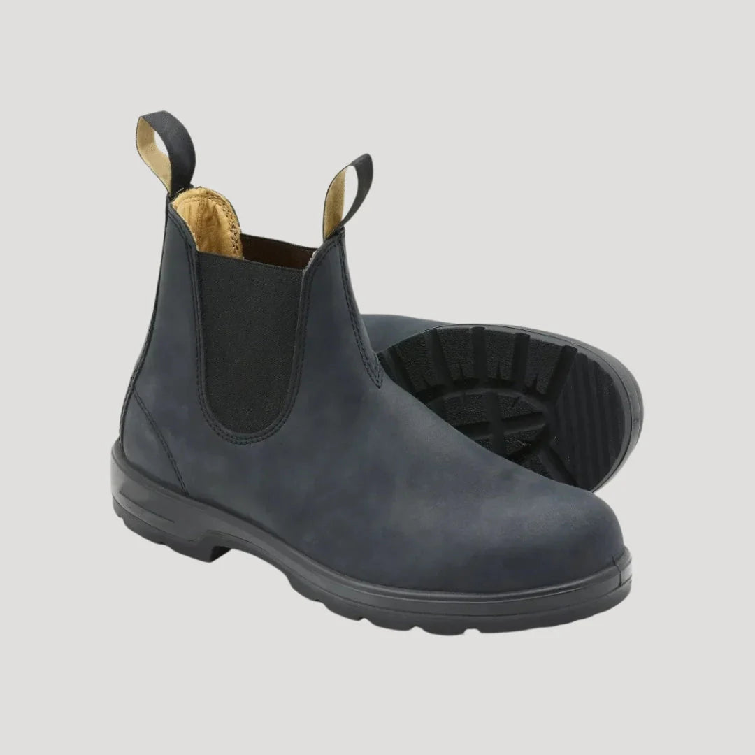 Waterproof Leather Chelsea Boots–Durable, Wide Fit & Arch Support
