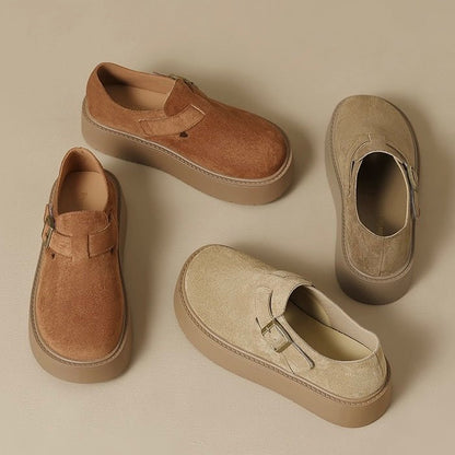Humtto Women's Orthopedic Comfort Clogs | Suede Platform with Arch Support - Humtto UK