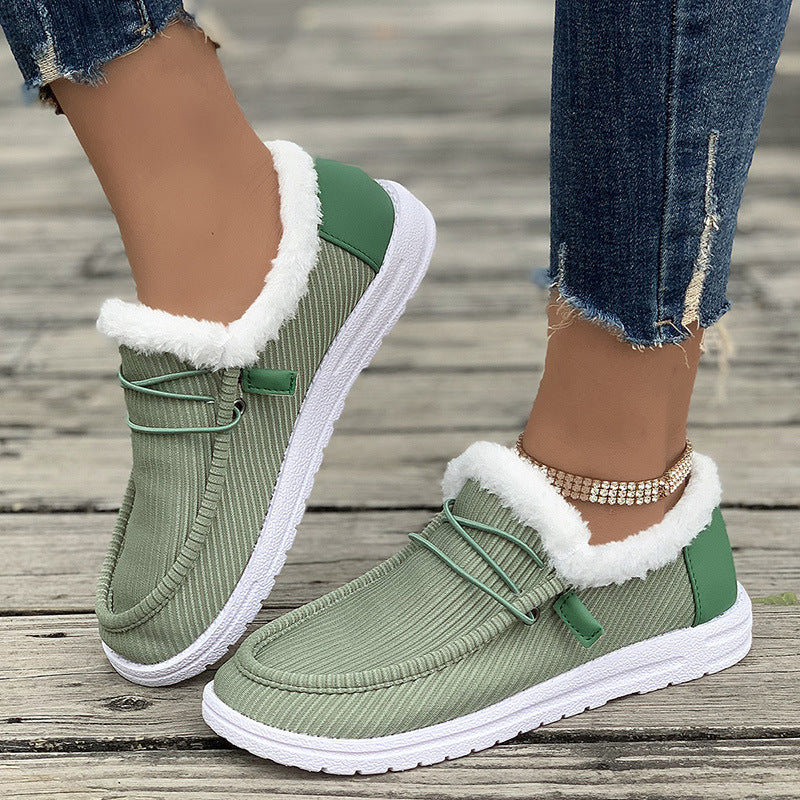 Women’s Orthopedic Winter Slip-On Shoes – Lightweight Comfort