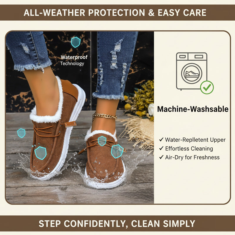 Women’s Orthopedic Winter Slip-On Shoes – Lightweight Comfort