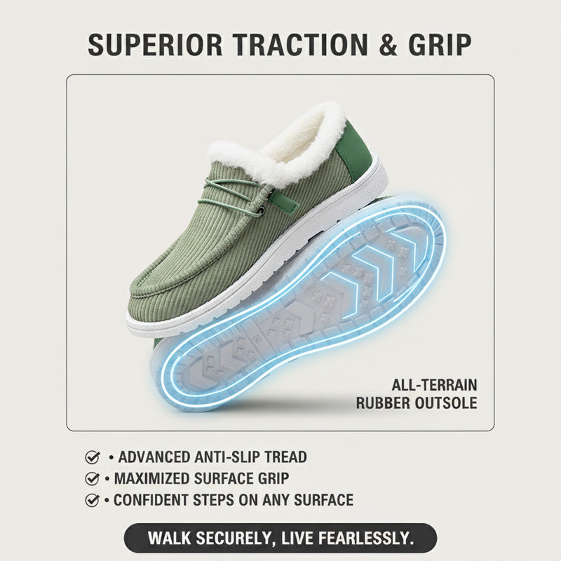 Women’s Orthopedic Winter Slip-On Shoes – Lightweight Comfort