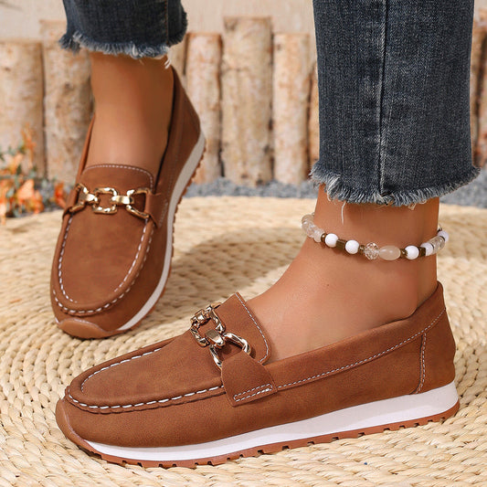 Humtto Classic Suede Loafers for Women | Orthopedic Pain Relief & Arch Support