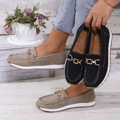 Humtto Classic Suede Loafers for Women | Orthopedic Pain Relief & Arch Support