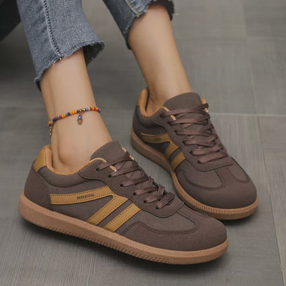 Humtto Women’s Suede Orthopedic Sneakers – Spring Autumn Comfort