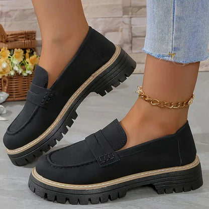 Womens Orthopedic Platform Loafers | All-Day Comfort & Adjustable Fit