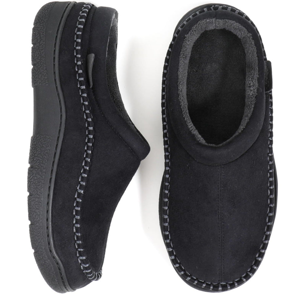 Men’s Orthopedic House Slippers – Warm Fleece | Arch Support | Wide Fit