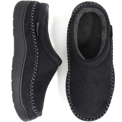 Men’s Orthopedic House Slippers – Warm Fleece | Arch Support | Wide Fit