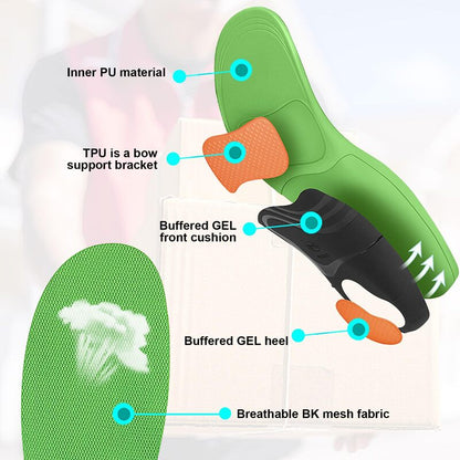 Orthopedic Arch Support Insoles for Flat Feet & Foot Alignment