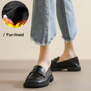 Black Fur-lined
