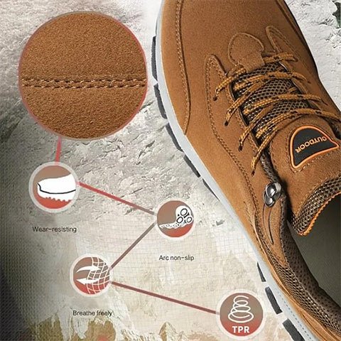 HUMTTO Unisex EaseStride Hiking Shoe: Great Value Orthopedic Support - Humtto UK