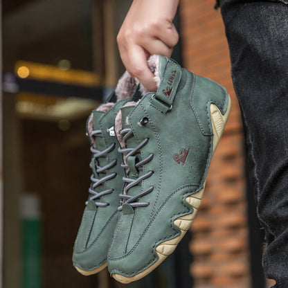 Unisex Orthopedic Warm Leather Boots | Wide Toe Winter Comfort Fit