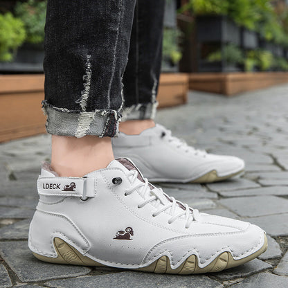 Unisex Orthopedic Warm Leather Boots | Wide Toe Winter Comfort Fit