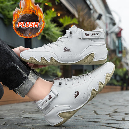 Unisex Orthopedic Warm Leather Boots | Wide Toe Winter Comfort Fit