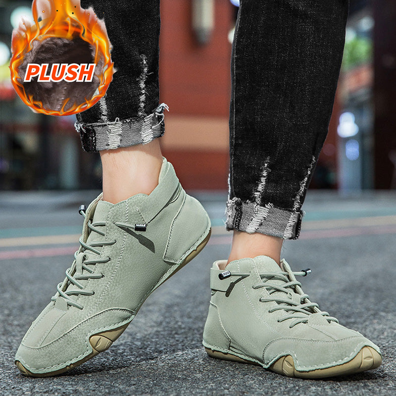 Unisex Orthopedic Warm Leather Boots | Wide Toe Winter Comfort Fit