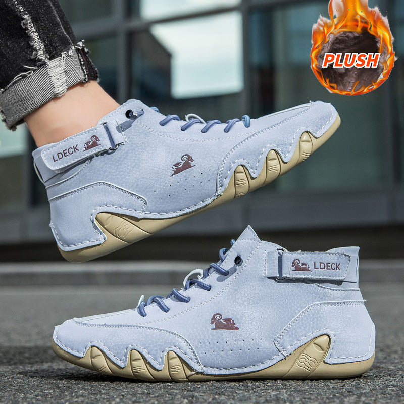 Unisex Orthopedic Warm Leather Boots | Wide Toe Winter Comfort Fit