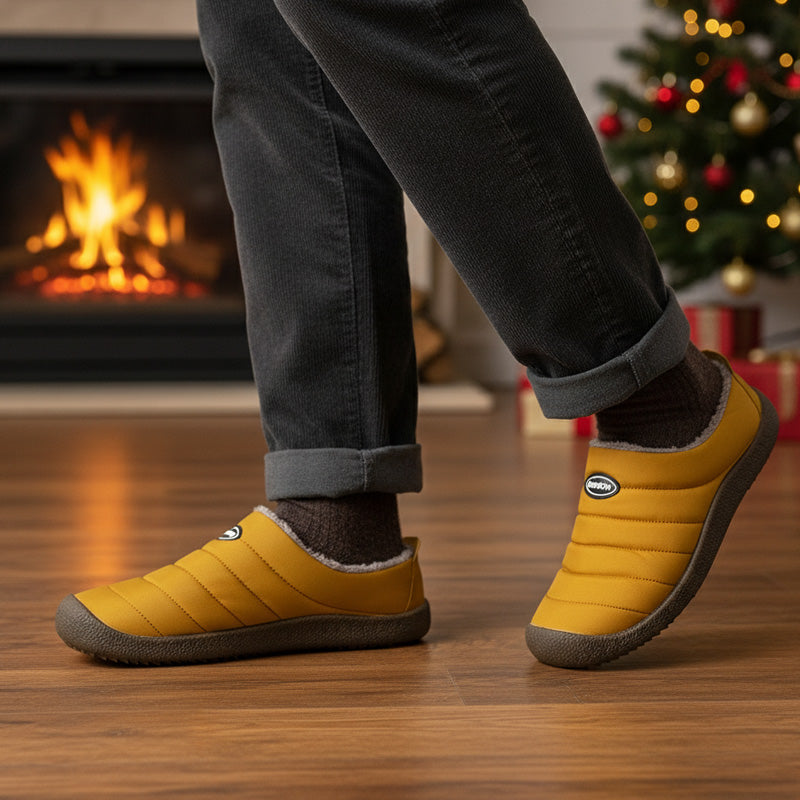 Unisex Warm Winter Clogs | Fleece-Lined Wide Toe Comfort Slippers