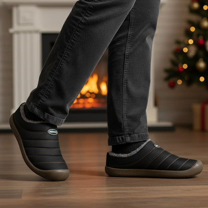 Unisex Warm Winter Clogs | Fleece-Lined Wide Toe Comfort Slippers