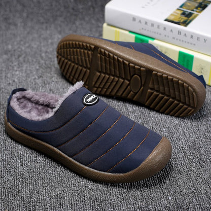 Unisex Warm Winter Clogs | Fleece-Lined Wide Toe Comfort Slippers