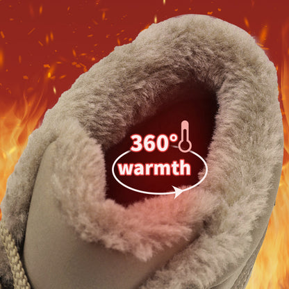 Unisex Winter Boots with Arch Support | Barefoot Feel Couple's Pair