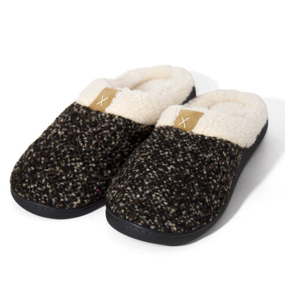 Warm Indoor Slippers for Women-Memory Foam & Non-Slip Sole