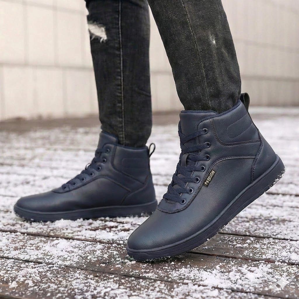 Unisex Waterproof Winter Boots – Warm, Anti-Slip for Walking
