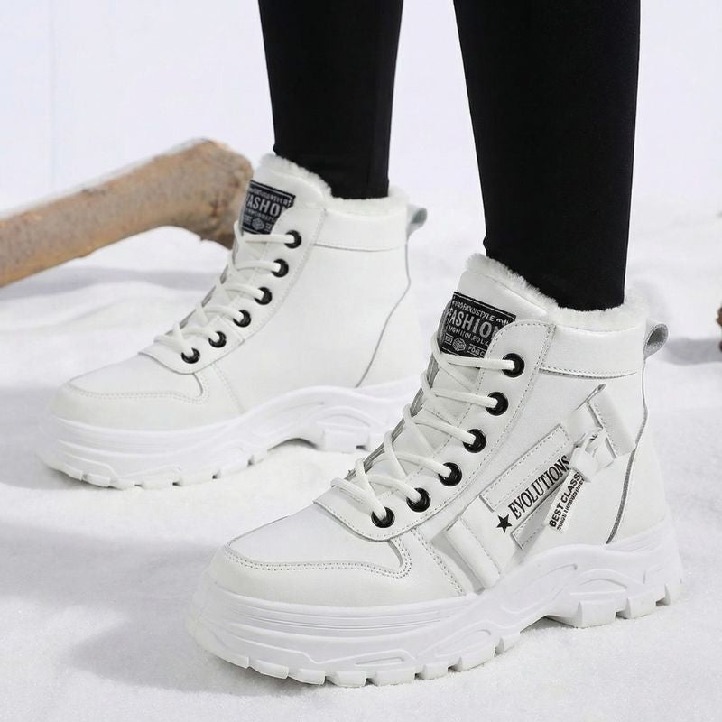 Warm Waterproof Winter Boots for Women – Fleece Lined, Wide Fit Comfort