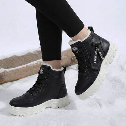 Warm Waterproof Winter Boots for Women – Fleece Lined, Wide Fit Comfort