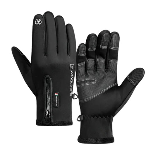 Waterproof Winter Gloves Touchscreen Compatible with Anti Slip Grip